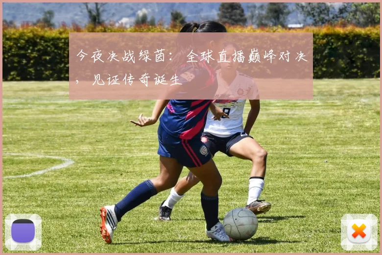 今夜决战绿茵:全球直播巅峰对决,见证传奇诞生
